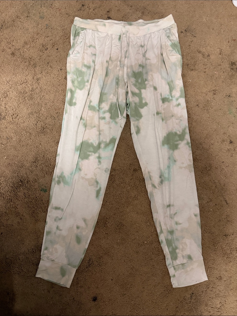 SonomaTie-Dye Jogger Pants - Light Green